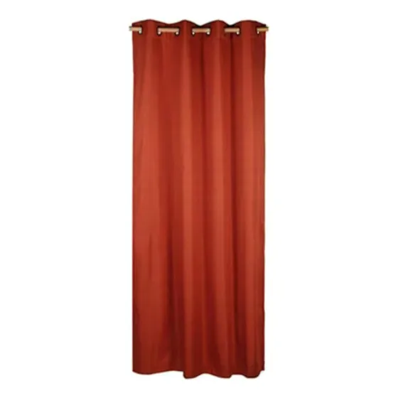 Cortina Home Collection Americana Blackout 140cm x 220cm Color terracota Diseño liso 1 Unidad