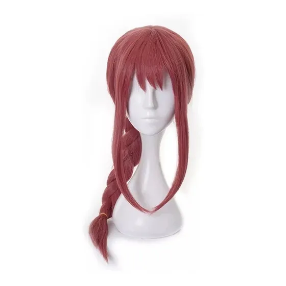 Peluca Makima Anime Chainsaw Man Cosplay Calidad 