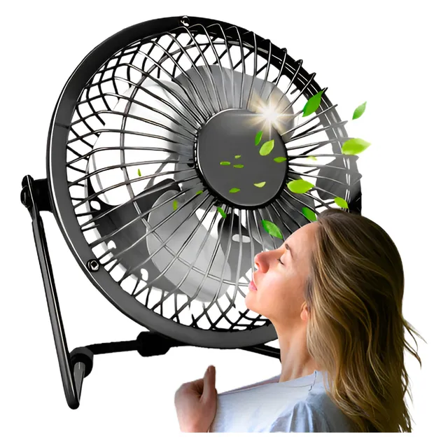 Ventilador Portátil Usb Silencioso De Mesa De Escritorio