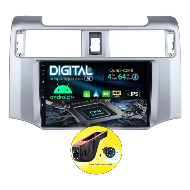 Radio Pantalla Android Toyota 4 Runner Jbl, Y Audio Normal