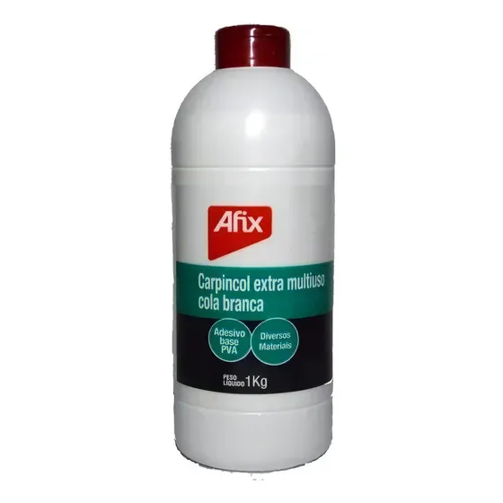 Pegamento Líquido Afix 500G color blanco de 500g no tóxico