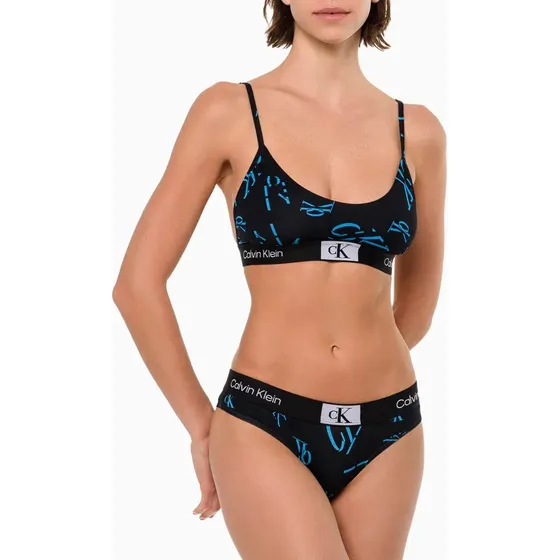 Conjunto Calvin Klein  Print Dance Floo Moda Íntima Conforto