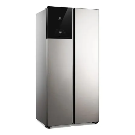 Geladeira Electrolux Frost Free 431l Bivolt Inox (es40s) Cinza 127/220v