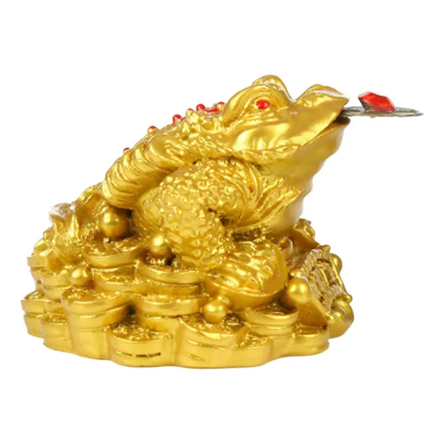 Feng Shui Money Frog Three Patas Rana Riqueza Dinero Sapo
