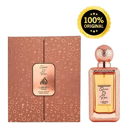 Perfume Árabe Queen Of Roses Lattafa 100ml Original
