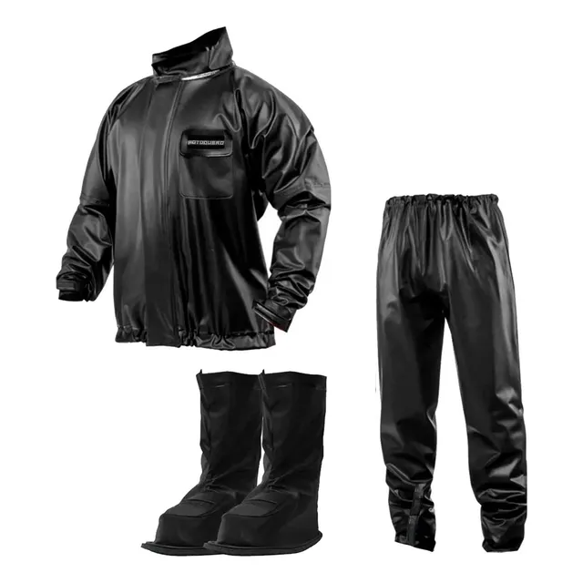 Traje Equipo Lluvia + Galochas Proter - Tienda Motoquero 