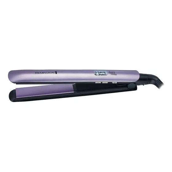 Plancha de cabello Remington Frizz Therapy Frizz Control S8500 morada 110V