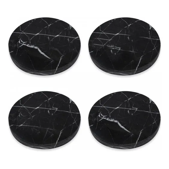 Set X 4 Posavasos Marmol Malaquita Premium Cuadrado