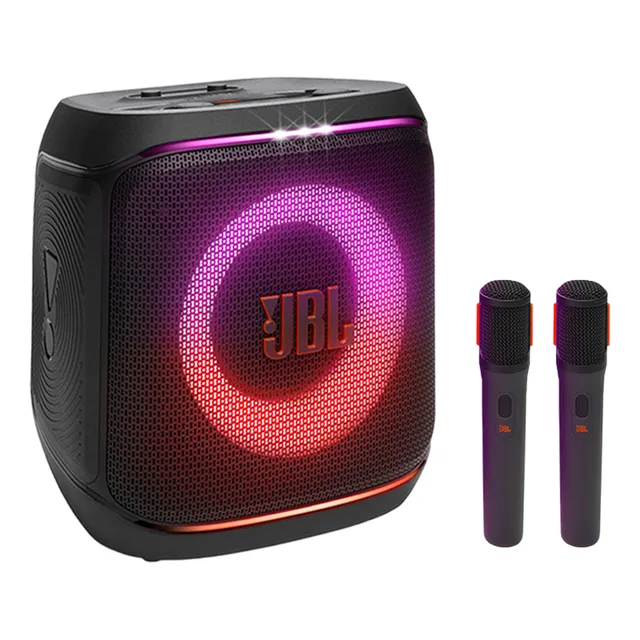 Bocina Jbl Partybox Encore 2da Generacion Portátil Bluetooth + Regalo 2 Microfonos