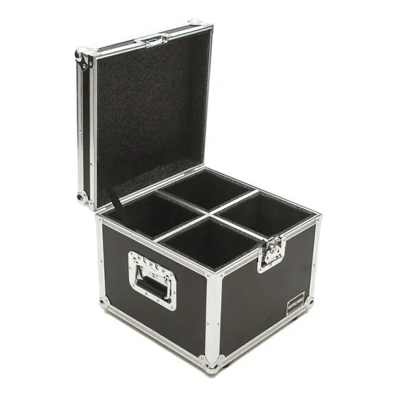 Hard Case Estojo 4 Refletores Canhão Par 64 Led - Emb6