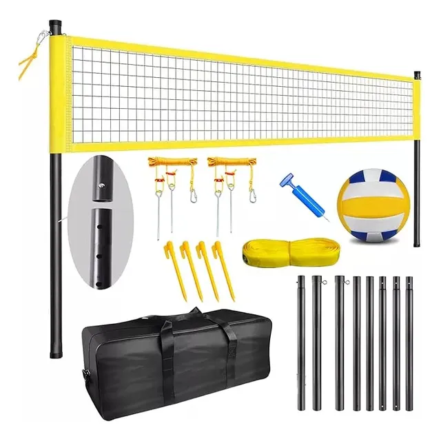 Malla Voley Set De Red Vóleibol Playa Malla Voleibol