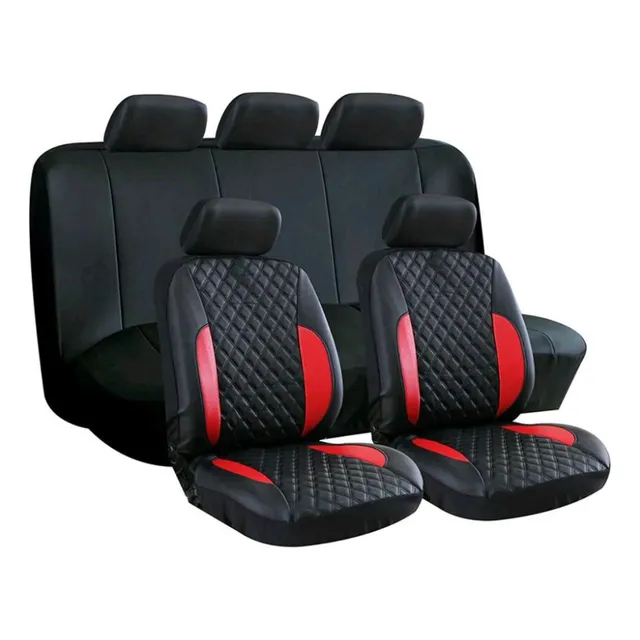 Forro De Asiento Tejido En Semicuero Universal 9 Pzas