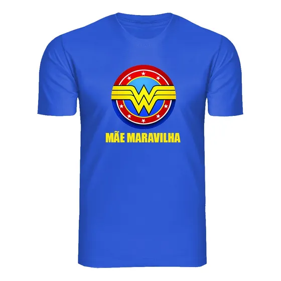 Camiseta Mãe Maravilha Camisa Feminina Dia Das Mães 