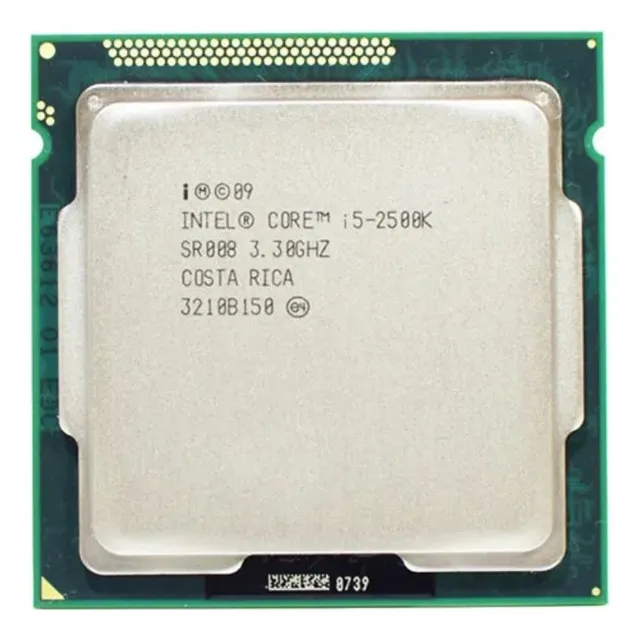 Procesador De Cpu Core I5 2500k, 3,3 Ghz, 4 Núcleos, Lga 115
