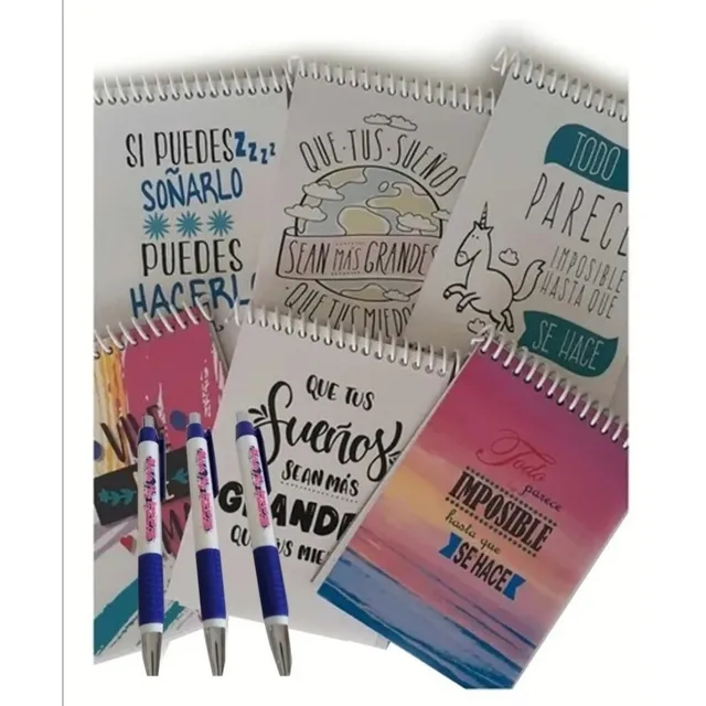Egresados Regalo Fin De Cursos Lapicera Más Libreta 10 Unida