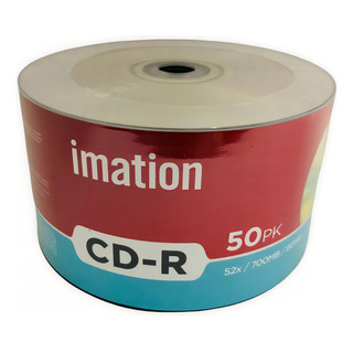 Cd-r Imation Logo 52x 700 Mb 50 Piezas Cd-r Imation Logo 52x 700 Mb 50 Piezas