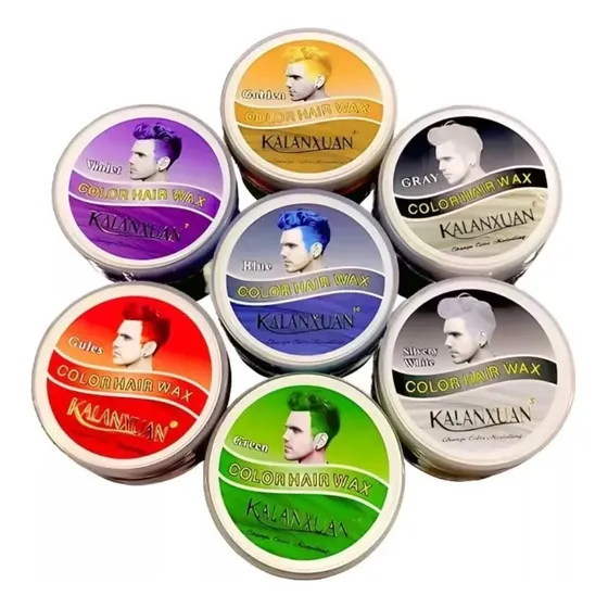 Tinte Cera Color Temporal Para El Cabello Unisex