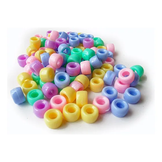Chaquiras Pepas Bisutería Colores Pastel 8.8mm - 1.000und 