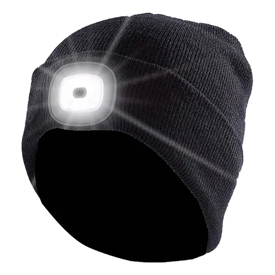 Gorro Con Linterna Led Usb Recargable Oferta