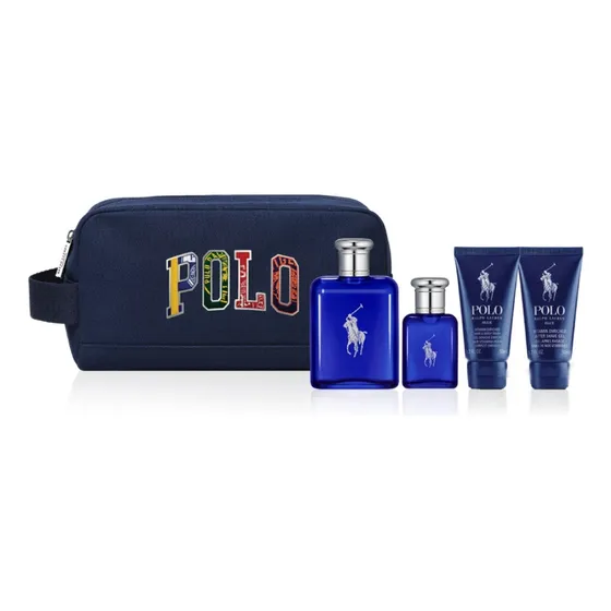 Polo Blue EDT 125ml + 40ml + Shower Gel + After Shave Original EDP 125ml para hombre