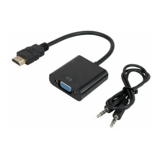 Convertidor Hdmi A Vga Video 1080p Con Audio Laptop Ps4 Xbox