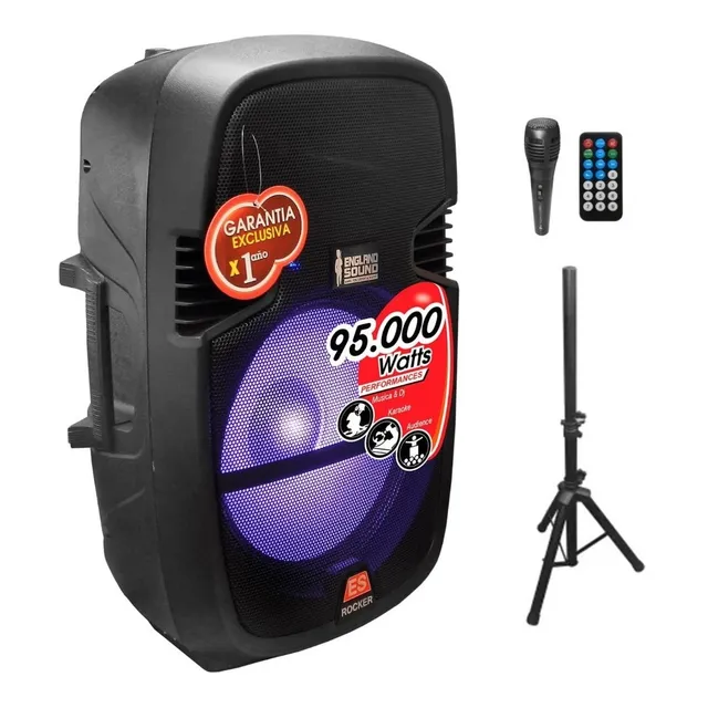 Parlante England Sound De 95.000 Watts Bt Radio Usb Ped Micr