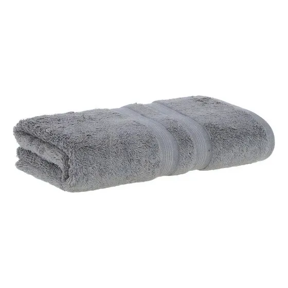 Toalha de banho Buddemeyer de algodão egípcio 77x140cm cor cinza