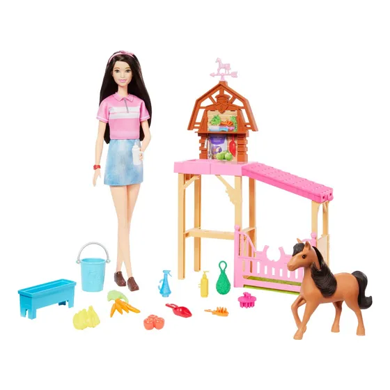 Detective Barbie Carrera De Caballos Cuidado De Ponys- Renee