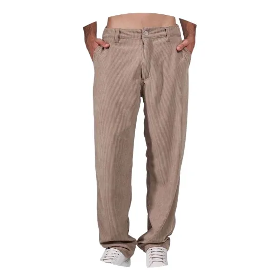 Pantalon Corderoy Corte Recto Hombre Old Money