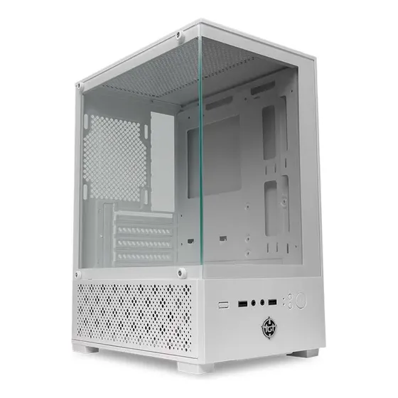 Gabinete Gamer Tgt Legion, Mini-Tower Lateral De Vidro Branco