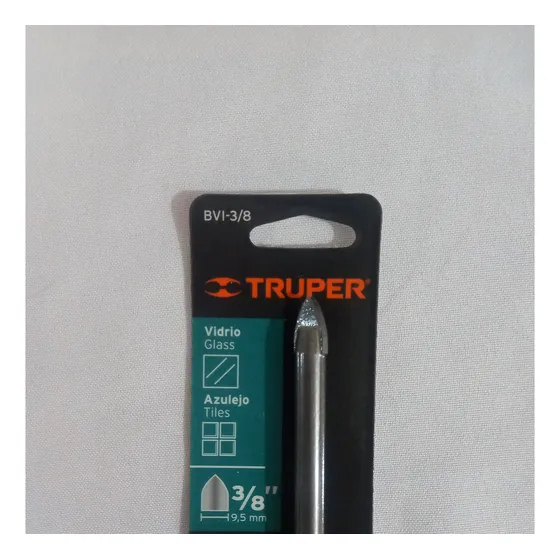 Broca Vidrio E 3/8 Truper 39559 