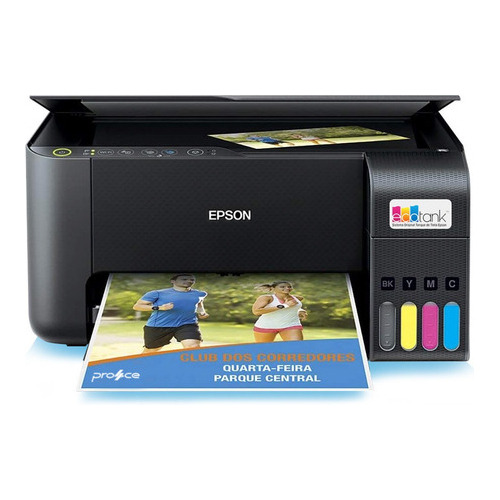 Impressora 3x1 Multifuncional Epson Ecotank L3250 Wifi Biv Cor Preto 100v/240v Impressora 3x1 Multifuncional Epson Ecotank L3250 Wifi Biv Cor Preto 100v/240v
