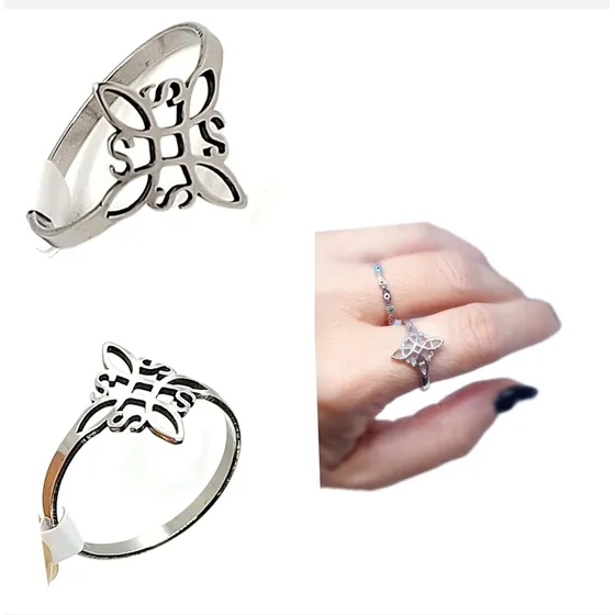 Anillo Nudo De Bruja Acero Quirúrgico.mariann Moon