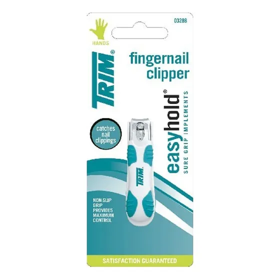 Cortauñas Chico Trim Easyhold Con Mango Antideslizante Color Blanco