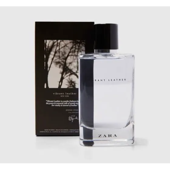 Perfume Masculino Zara Vibrant Leather Edp 100 Ml
