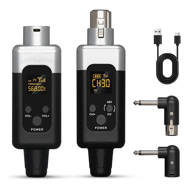 Transmisor Receptor Inalámbrico Xlr 48v Para Micrófono