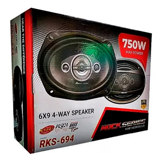 Parlantes Coaxiales Rock Series 6x9  - 750 W - Rks-694