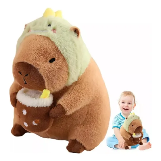 Cartoon Stuffed Capybara Toys Creative Gifts Dinosaur 30cm