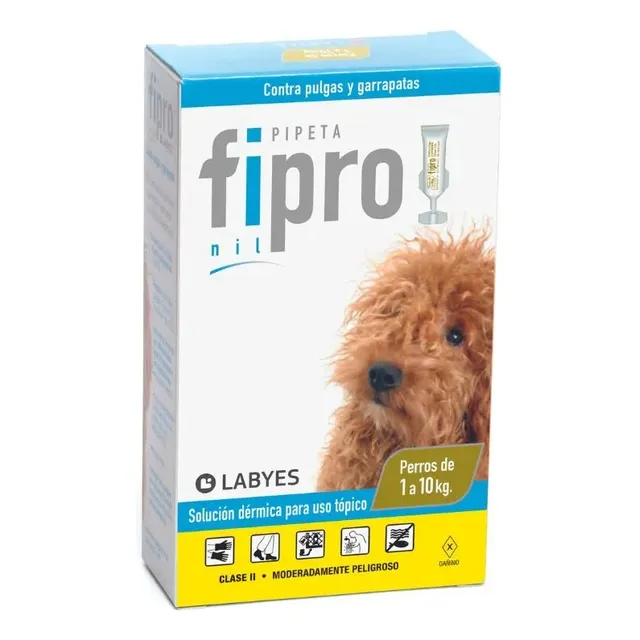 Pipeta Para Perros Pequeños Labyes Fipro 1 A 10 Kg