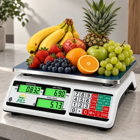 Balança Digital Eletrônica Comercial 40kg Precisão Comercio 127/220v Azul-turquesa