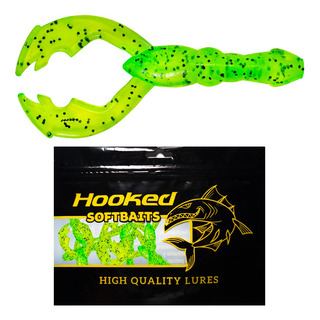 Pak De 8 Gomas Hooked Crawl 4 Pulgadas Pesca Lobinera Lago Pak De 8 Gomas Hooked Crawl 4 Pulgadas Pesca Lobinera Lago