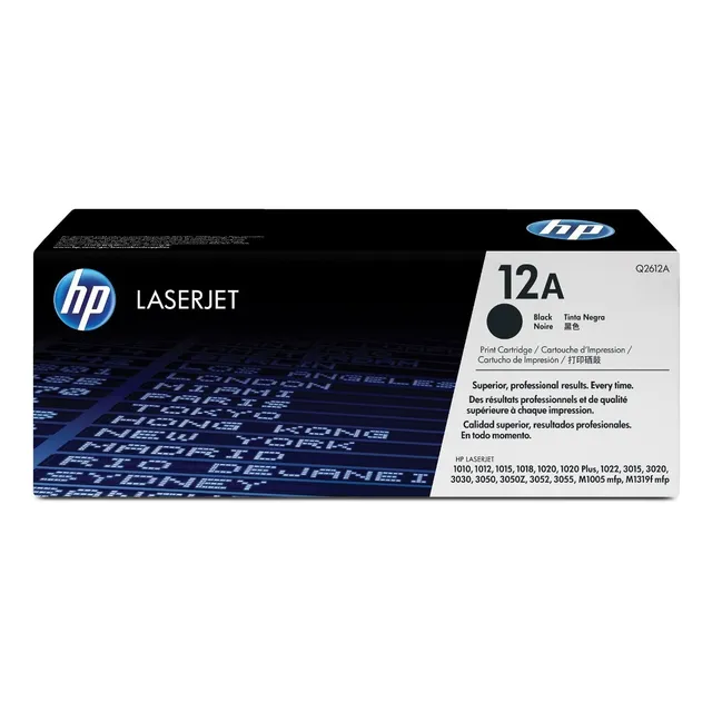 Tóner Hp 12a Color Negro