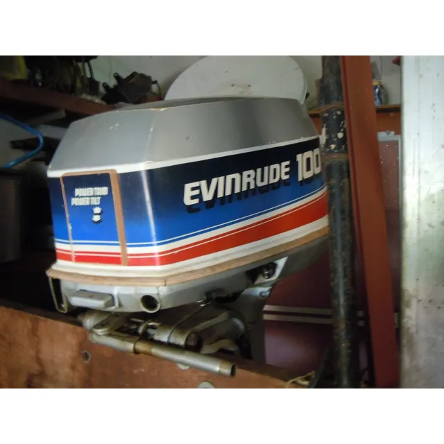 Motor Evinrude De 100 Hp Pata Larga Con Power Trim