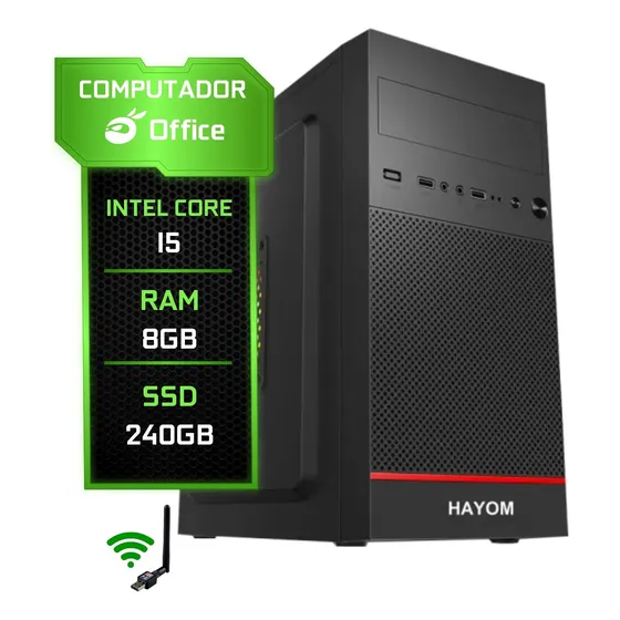 Pc Computador Cpu, Intel I5, Ssd 240gb, 8gb Ram , Video 1gb