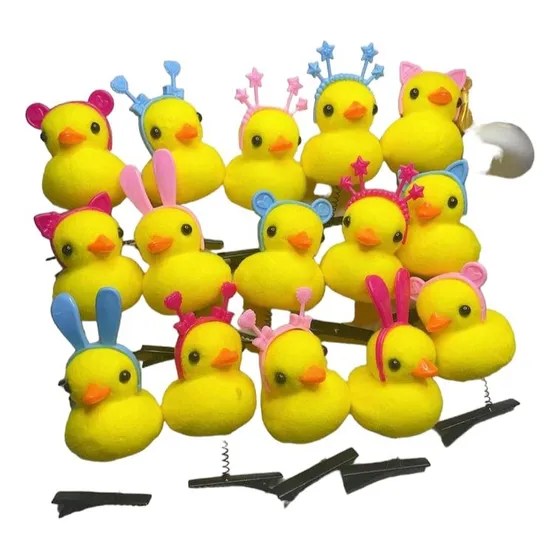 Patitos Kawaii Accesorios Para El Pelo X Docena Surtidos