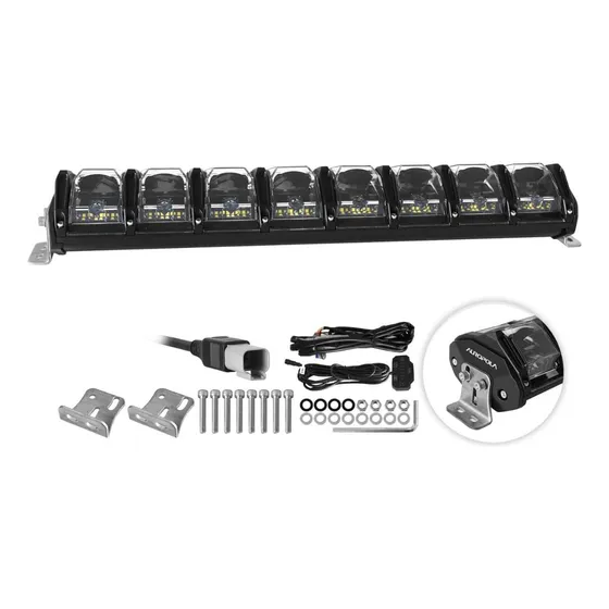 Barra Led Europola De 20 Pulgadas 248w Osram 5/10w - N-20