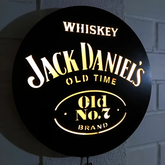Cuadro Led Decorativo Jack Daniels  Bar Quincho Whisky Luz Jack Daniel´s