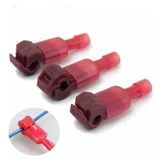 20 Piezas Conector Rapido + Terminal De Empalme T-tap 18-14 20 Piezas Conector Rapido + Terminal De Empalme T-tap 18-14