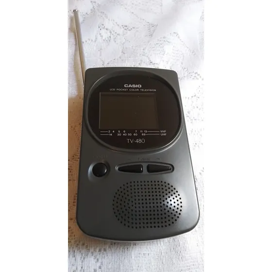 Televisor Portatil. Casio Modelo 480 B Lcd Acolor.como Nuevo