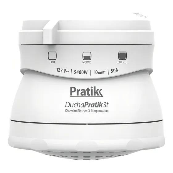 Ducha Chuveiro Pratik 3 Temperaturas 5400w 110v